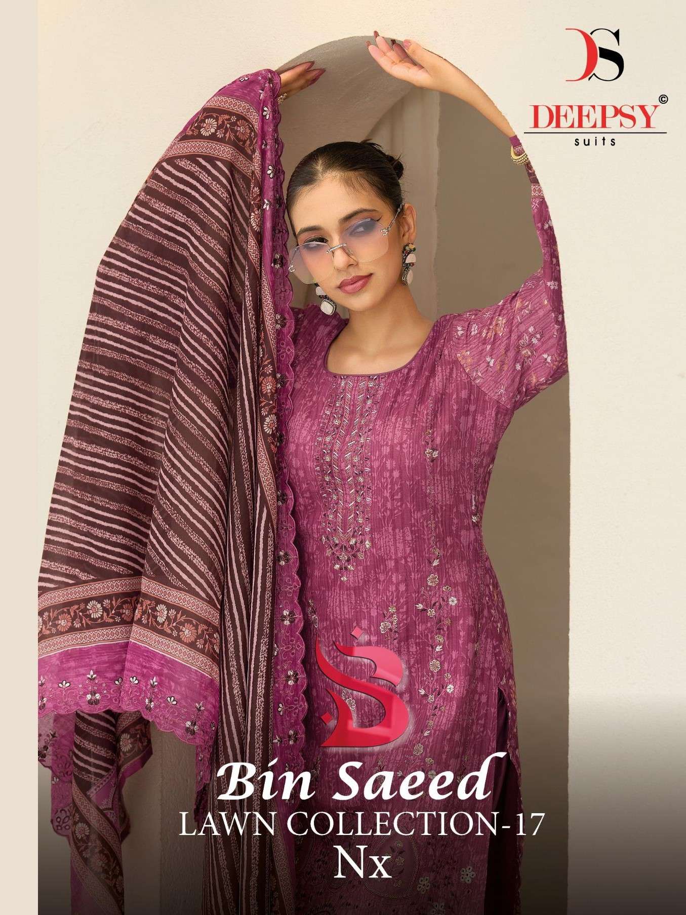 BIN SAEED LAWN COLLECTION VOL -17 NX BY DEEPSY SUITS 